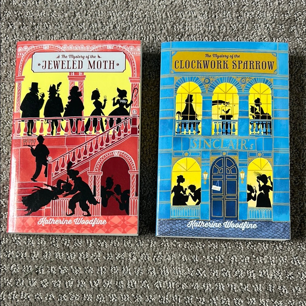 The Mystery of the Clockwork Sparrow and Jeweled Moth Books